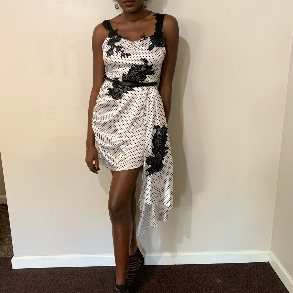 Gorgeous one-of-a-kind designer cocktail dress